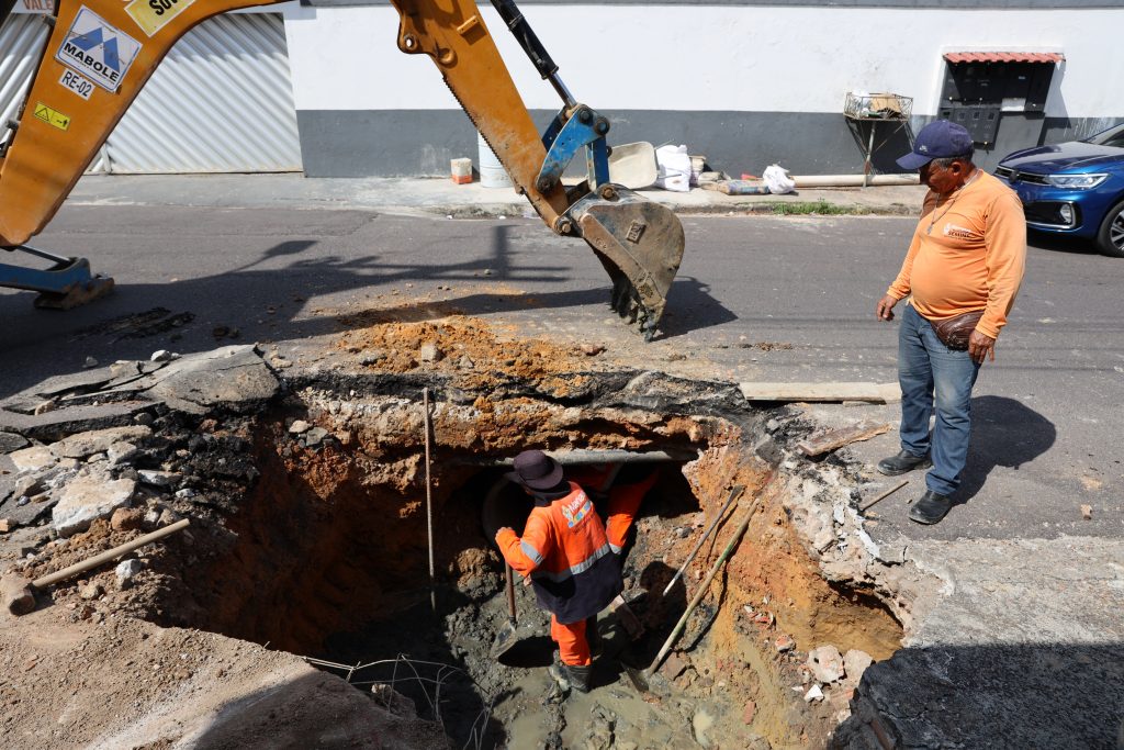 Prefeitura de Manaus avança para etapa final de recuperação de galeria no bairro São Raimundo