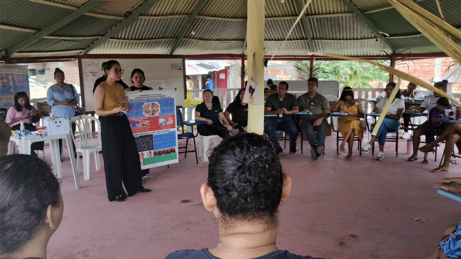 Comunidade indígena na zona Leste recebe ação de saúde da prefeitura com foco no ‘Setembro Amarelo’