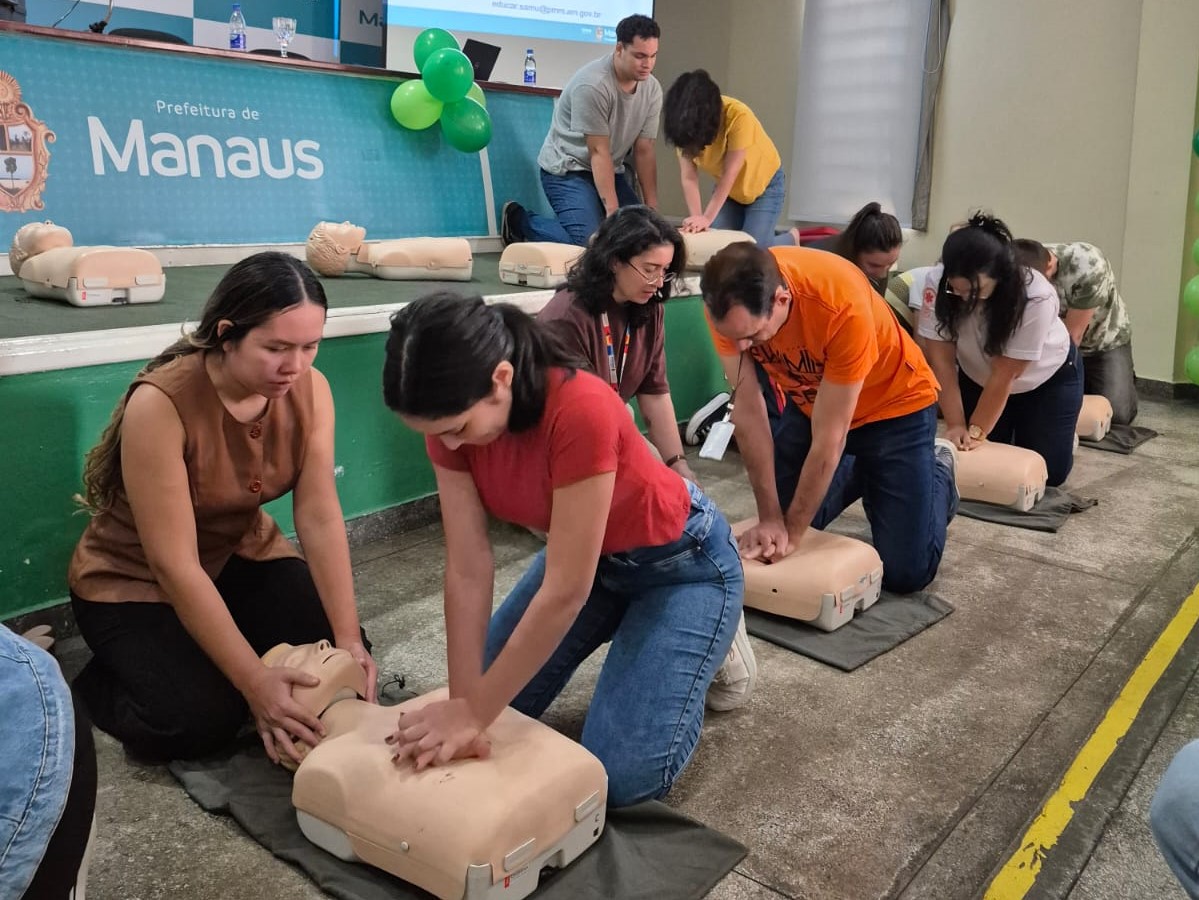 Equipes da Prefeitura de Manaus recebem orientações sobre primeiros socorros