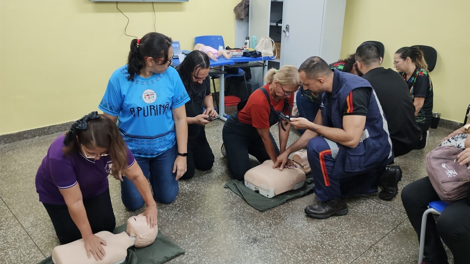 Equipes do Samu Manaus capacitam servidores da educação infantil da prefeitura em primeiros socorros