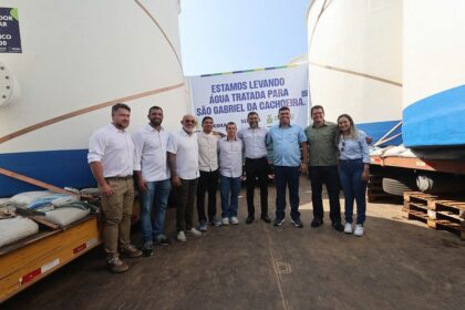 Governador Wilson Lima vistoria envio de Estação de Tratamento de Água que vai beneficiar mais de 30 mil moradores em São Gabriel da Cachoeira