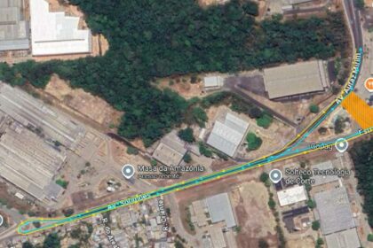 Tráfego na alça Solimões e Autaz Mirim será desviado para obras do gasoduto UTE Manaus 1