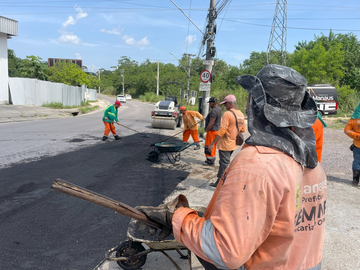Intervenção da Prefeitura de Manaus devolve fluidez e segurança à rua do Japiim