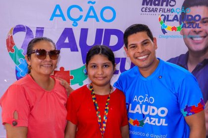 Ação Laudo Azul do deputado estadual Mário César Filho acolhe mais de 90 famílias em Manaus