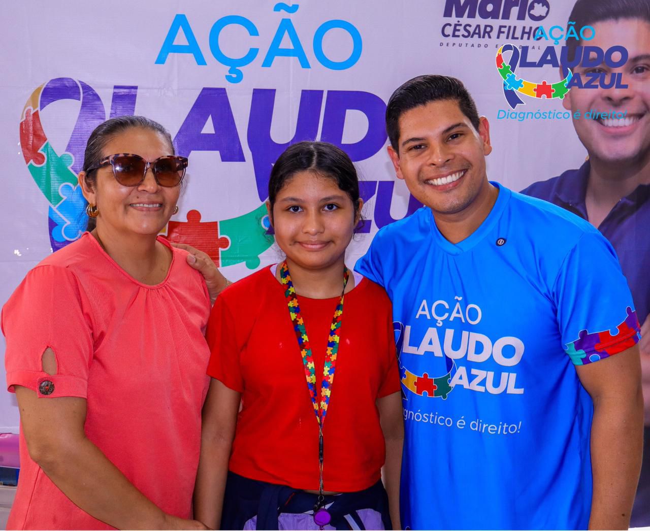 Ação Laudo Azul do deputado estadual Mário César Filho acolhe mais de 90 famílias em Manaus