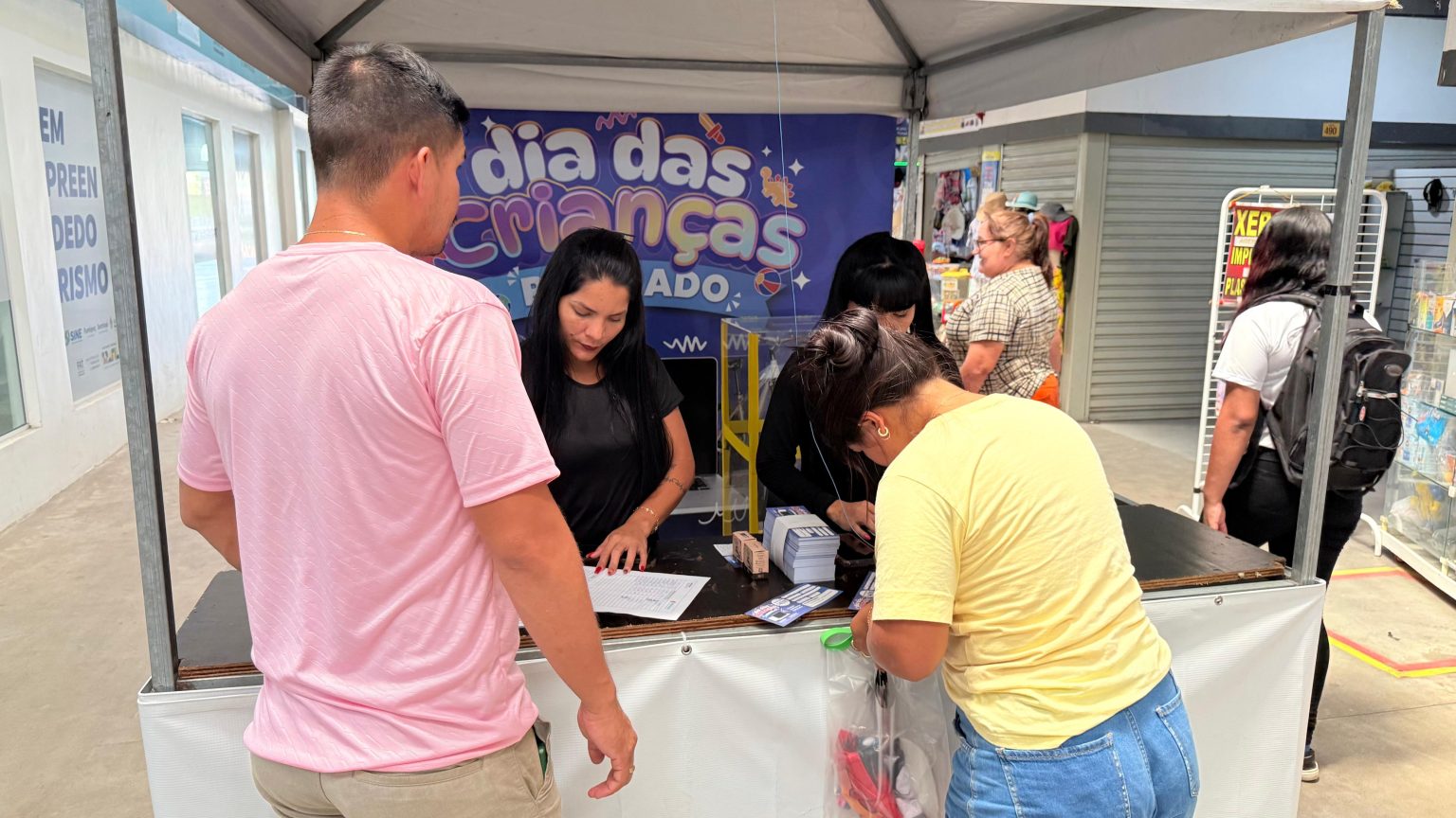 Prefeitura promove sorteio de notebooks, bicicletas e tablets com o ‘Especial Dia das Crianças’ nos centros de compras populares