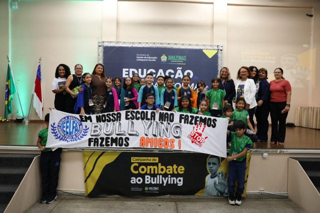 Educadores da rede estadual de ensino participam de lançamento da Campanha de Combate ao Bullying 2026 Educadores da rede estadual de ensino participam de lançamento da Campanha de Combate ao Bullying 2026