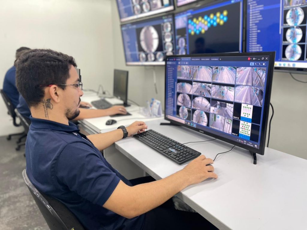 Sistema piloto de monitoramento por Inteligência Artificial no T1