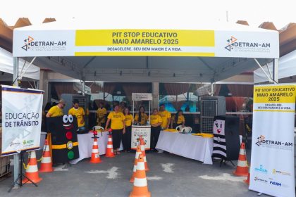 Detran-AM e Abraciclo promovem Pit Stop Educativo em Manaus nos dias 13 e 14 de maio com serviços gratuitos