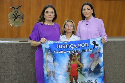 Alessandra Campelo pede justiça por Camila Fritz durante seminário dos 20 anos da Lei Maria da Penha