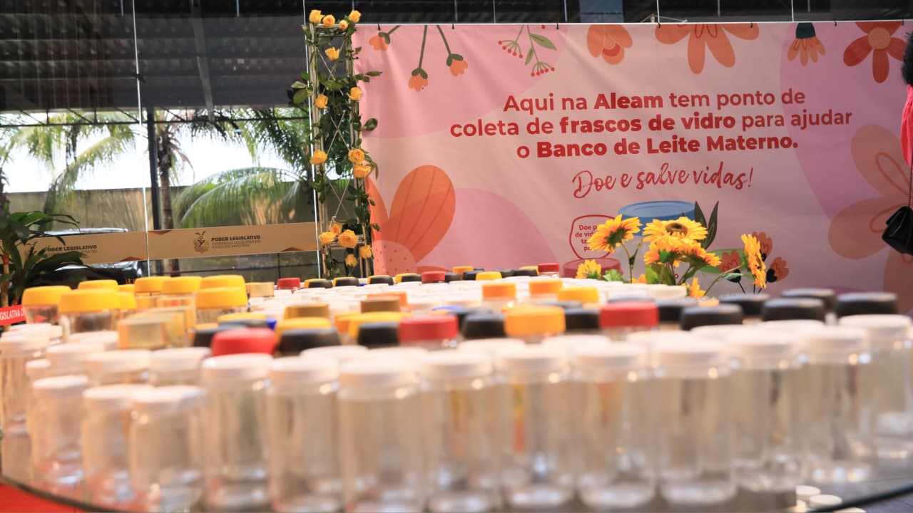 Assembleia Legislativa do Amazonas entrega doações de potes de vidro para reforçar Bancos de Leite