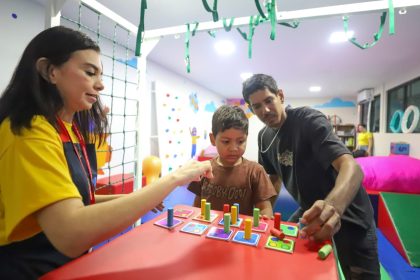 Centro de Inclusão Sensorial da Aleam promove semana especial em homenagem ao Dia dos Pais