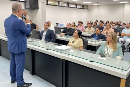 Novos servidores da Aleam participam de integração com apresentação da estrutura institucional