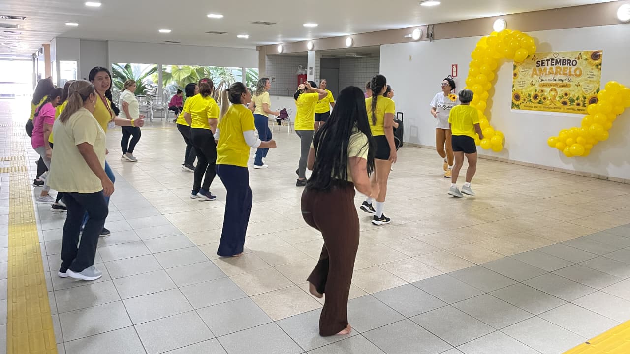 Projeto Mente Ativa da Aleam promove ‘Aulão de ritmos’ em ação do Setembro Amarelo