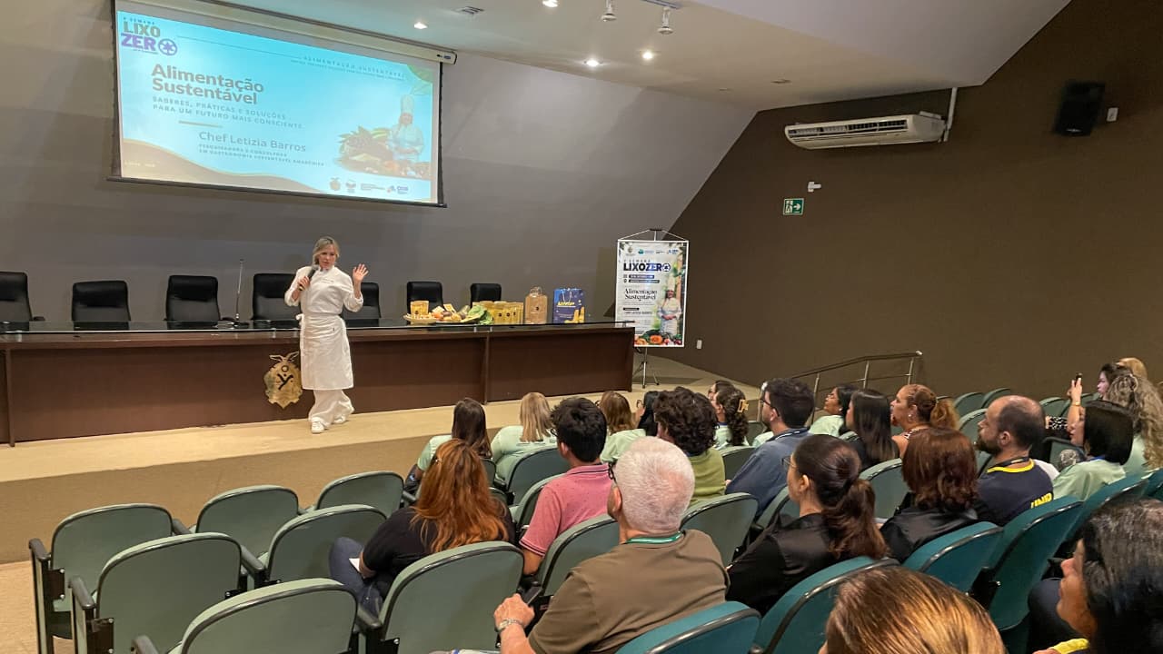 Farofa sustentável marca o encerramento da semana dedicada ao Programa Lixo Zero na Aleam